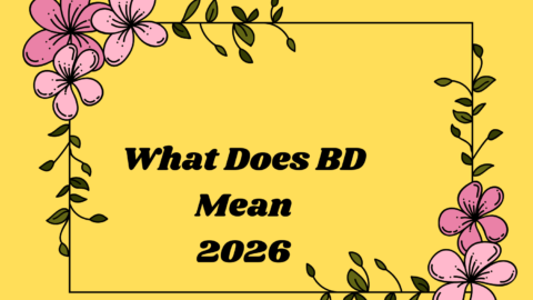 What Does BD Mean