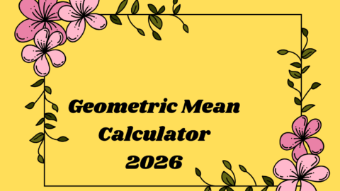 Geometric Mean Calculator