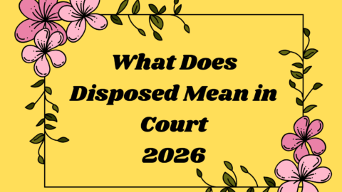 What Does Disposed Mean in Court