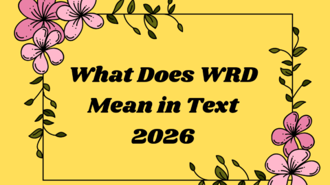 What Does WRD Mean in Text