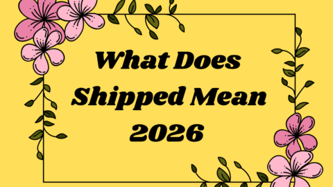 What Does Shipped Mean