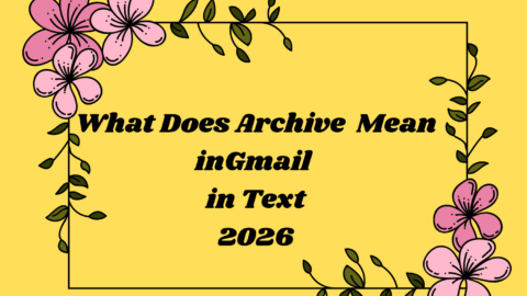 What Does Archive Mean in Gmail in Text?