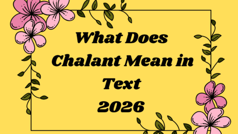 What Does Chalant Mean in Text