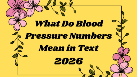 What Do Blood Pressure Numbers Mean in Text
