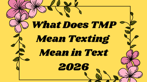 What Does TMP Mean Texting Mean in Text