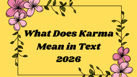 What Does Karma Mean in Text